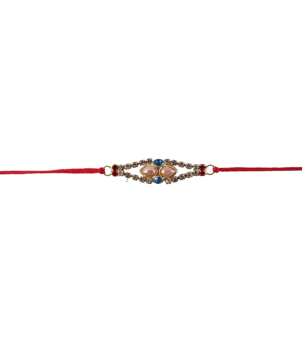 Rakhi Elegant Pearl &amp; AD Stone Design