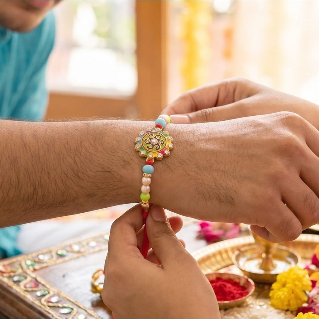 Floral Design for Raksha Bandhan