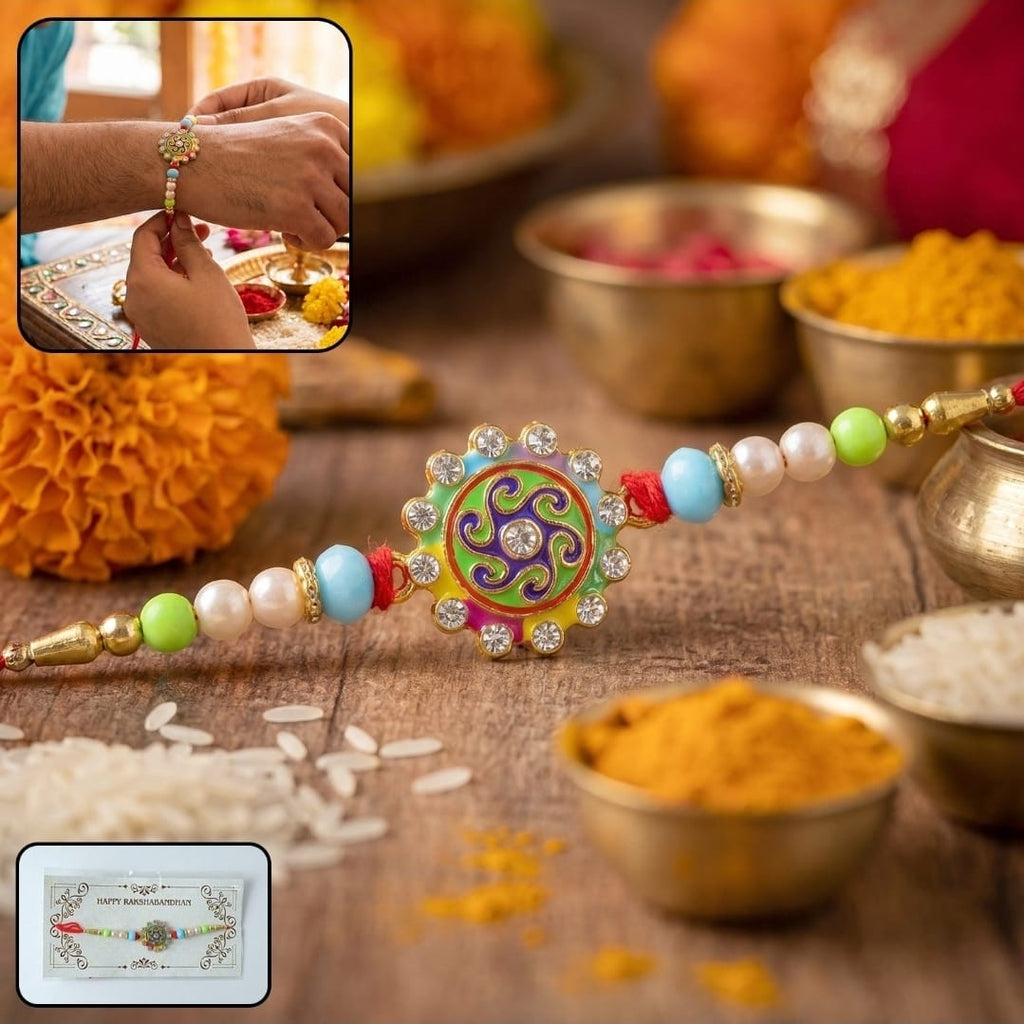 Floral Design for Raksha Bandhan